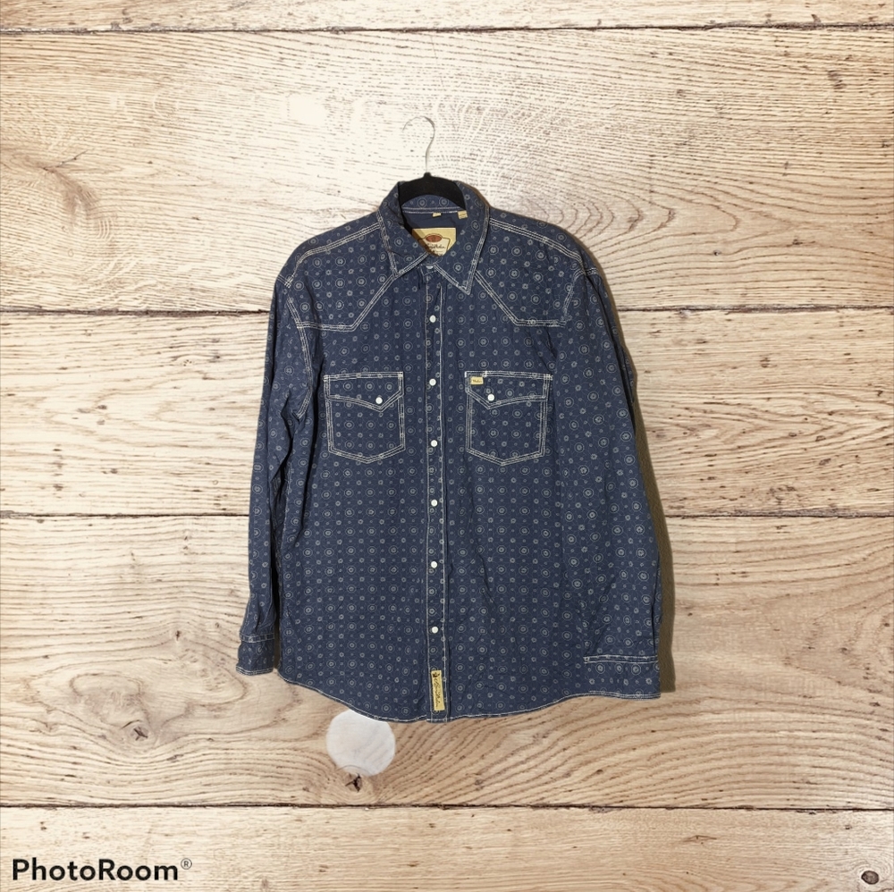 Larry Mahan L snap western shirt